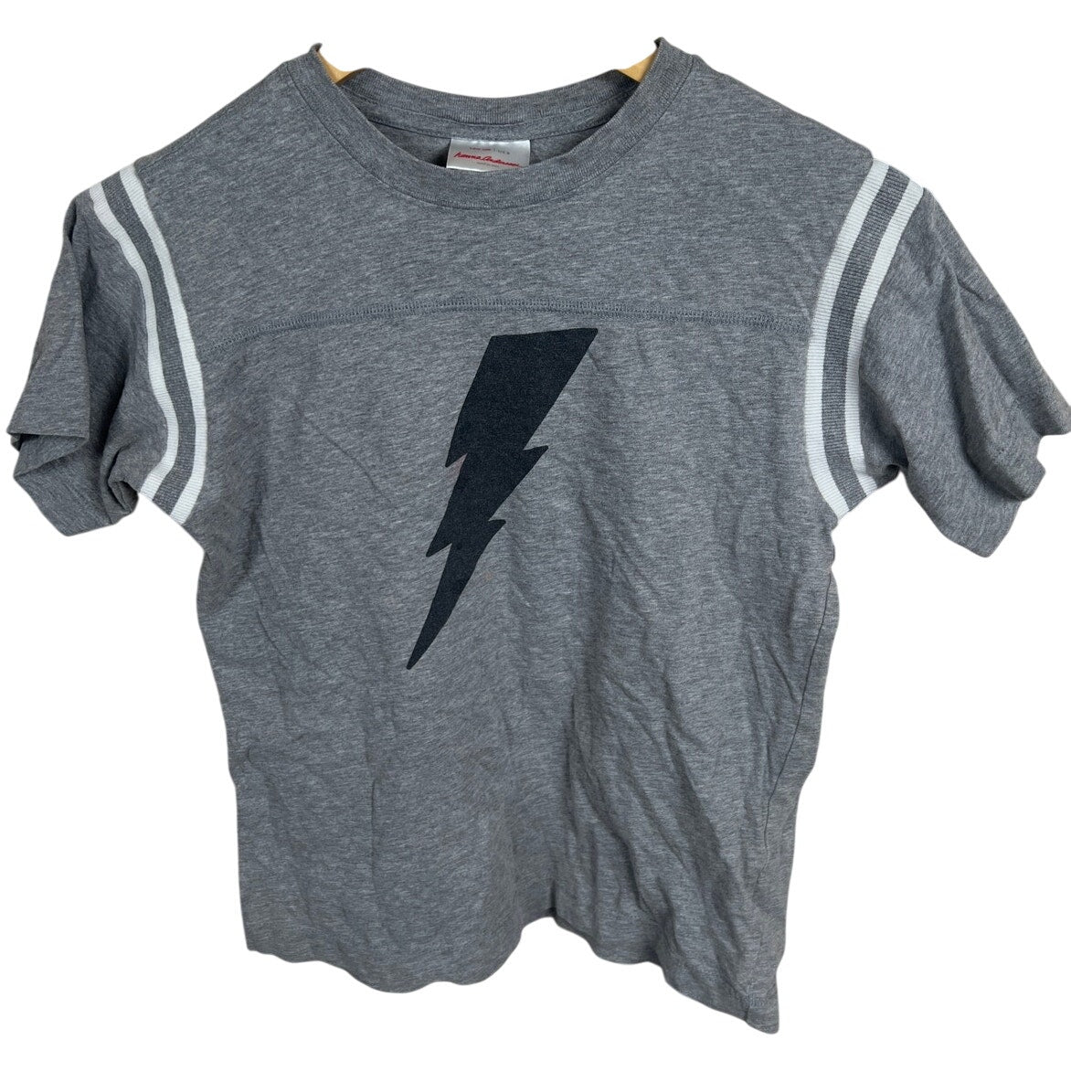 Hannah Anderson Size 8 Toddler Lightning Bolt Gray Shirt