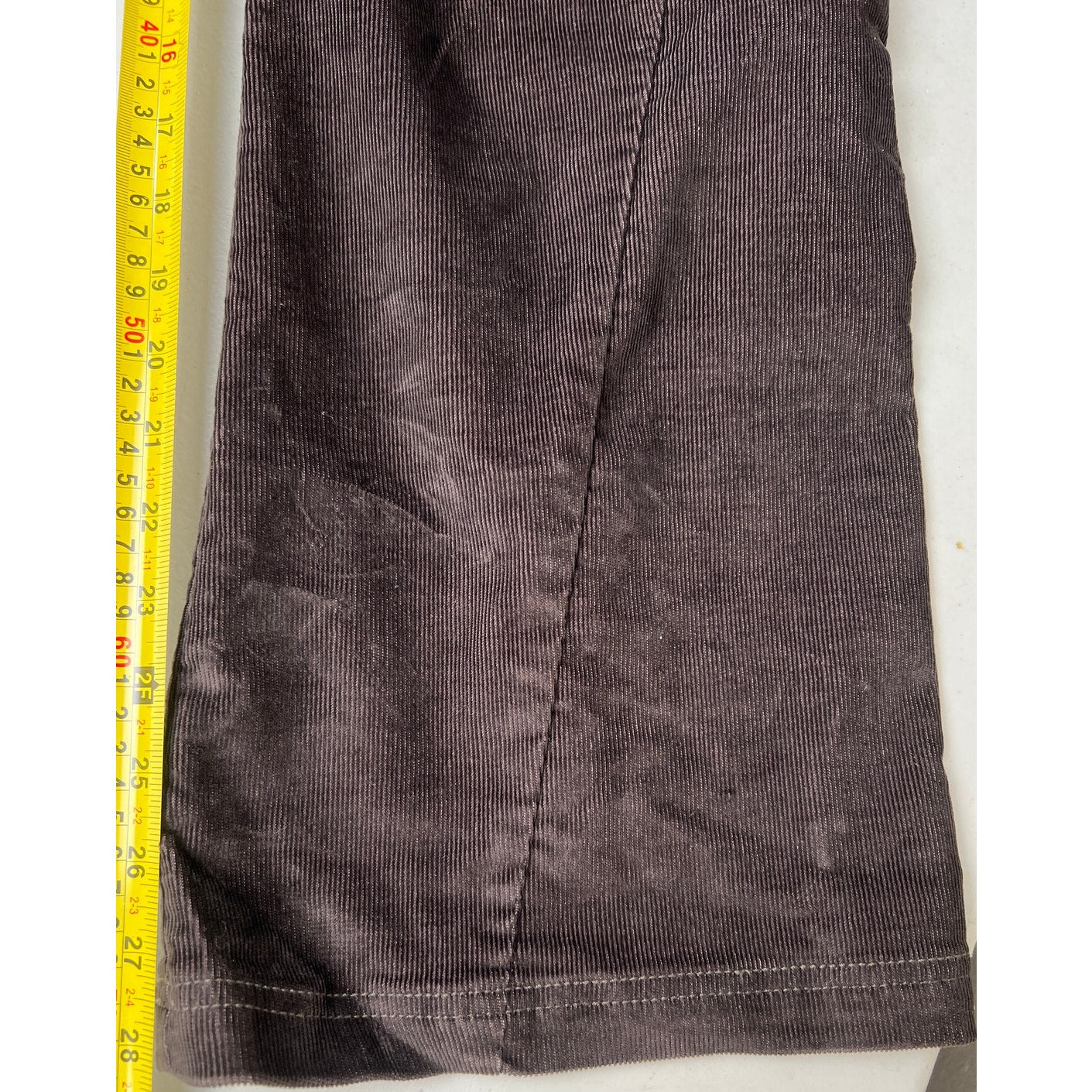 Athleta Dusty Black Corduroy Pants Trousers Women's Low Rise 10P