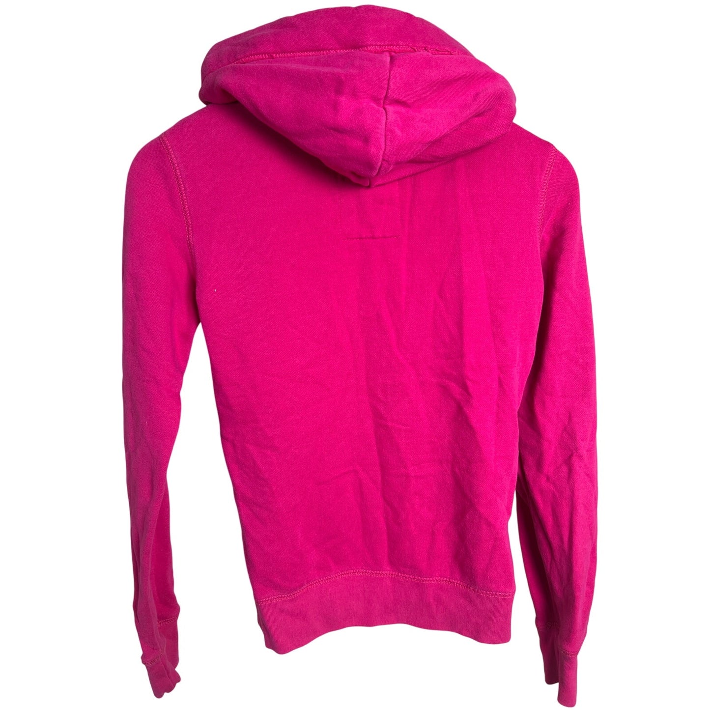 Y2K Aeropostale Pink XS Embroidered Warm Button Up Hoodie