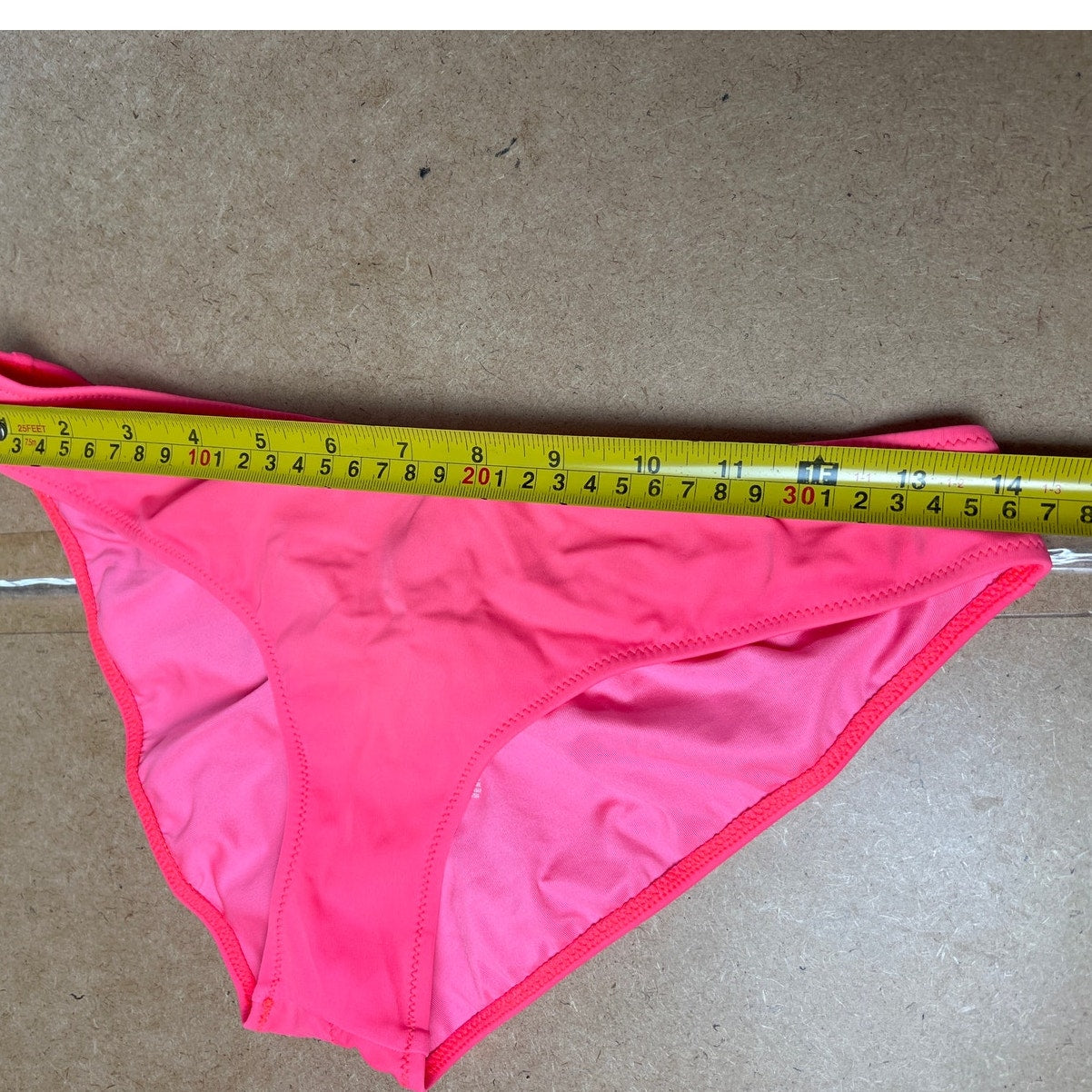 Pink Victoria Secret Hot Pink Swim Bottom Size M