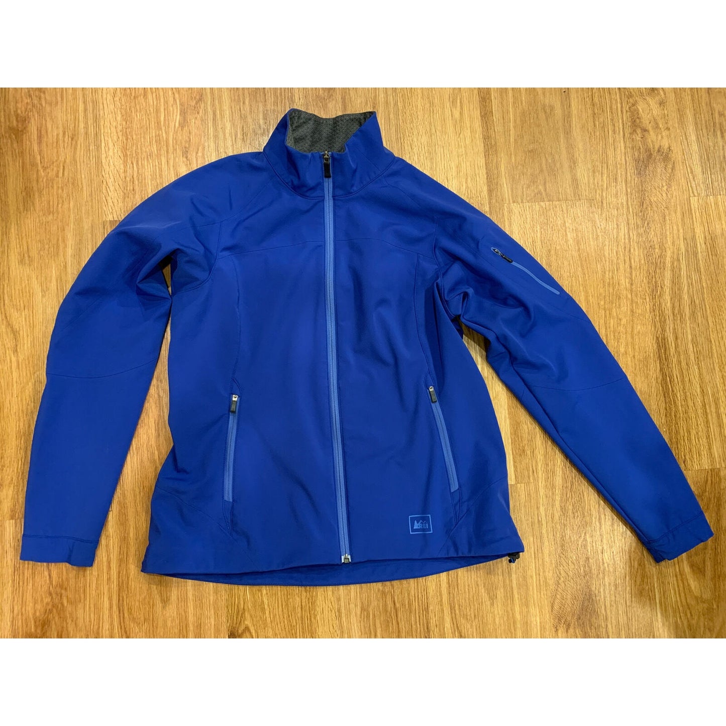 REI Women's Blue Zip Up Jacket Size Medium M - EUC