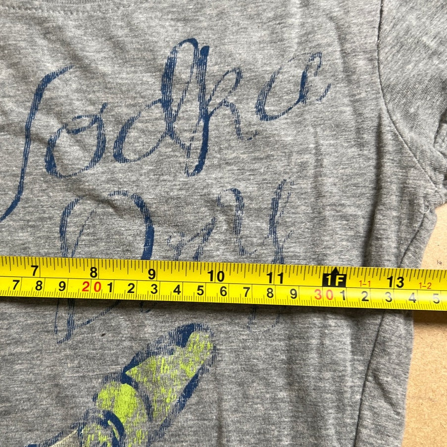 Whats Today Tag "Vodka Day" Gray T-Shirt Women Size S