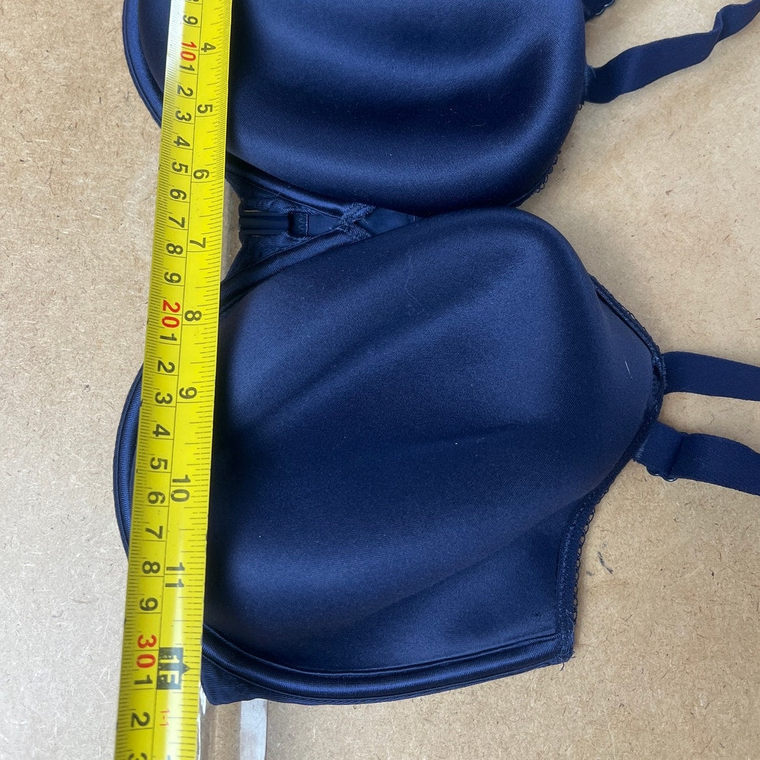 Wacoal How Perfect Under Wire T-Shirt Bra Navy Blue 36DDD