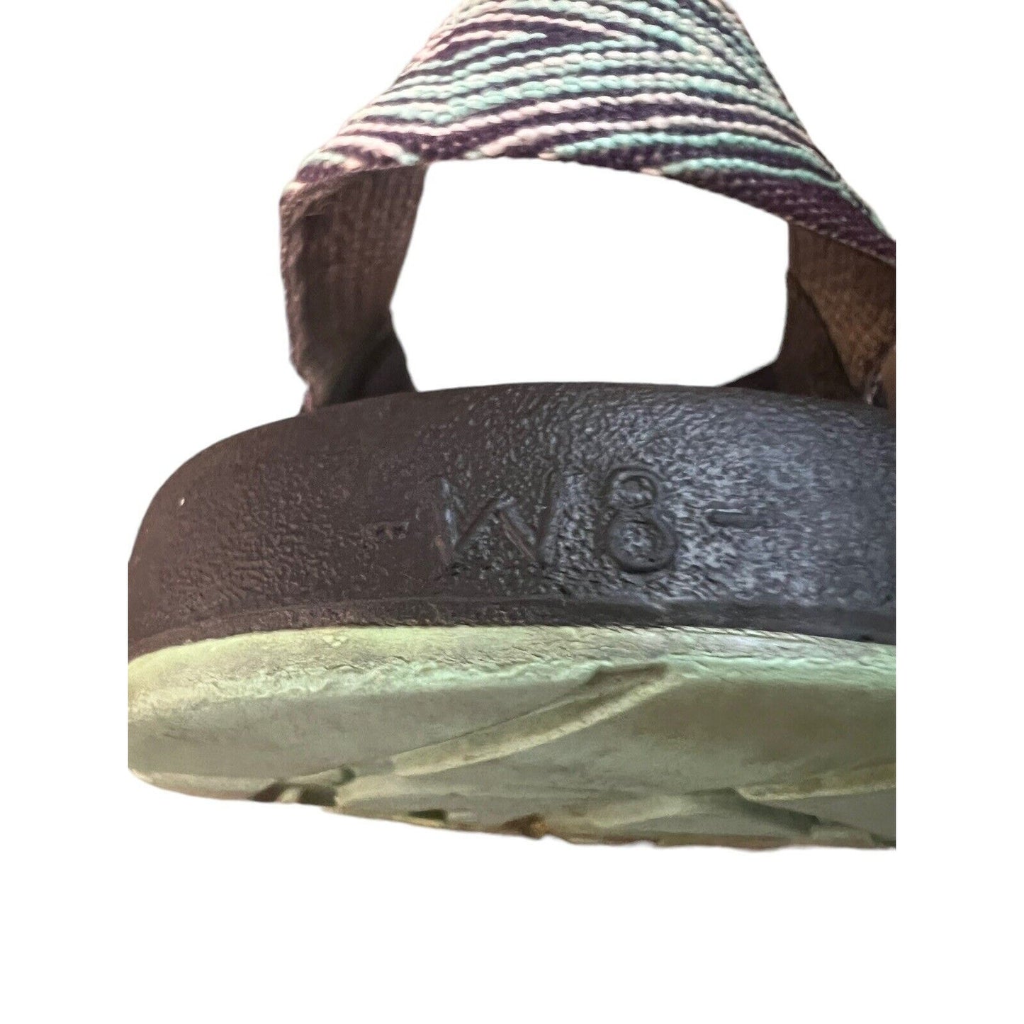 Chaco Women's Sandals Size 8 Green Purple Adjustable Strap