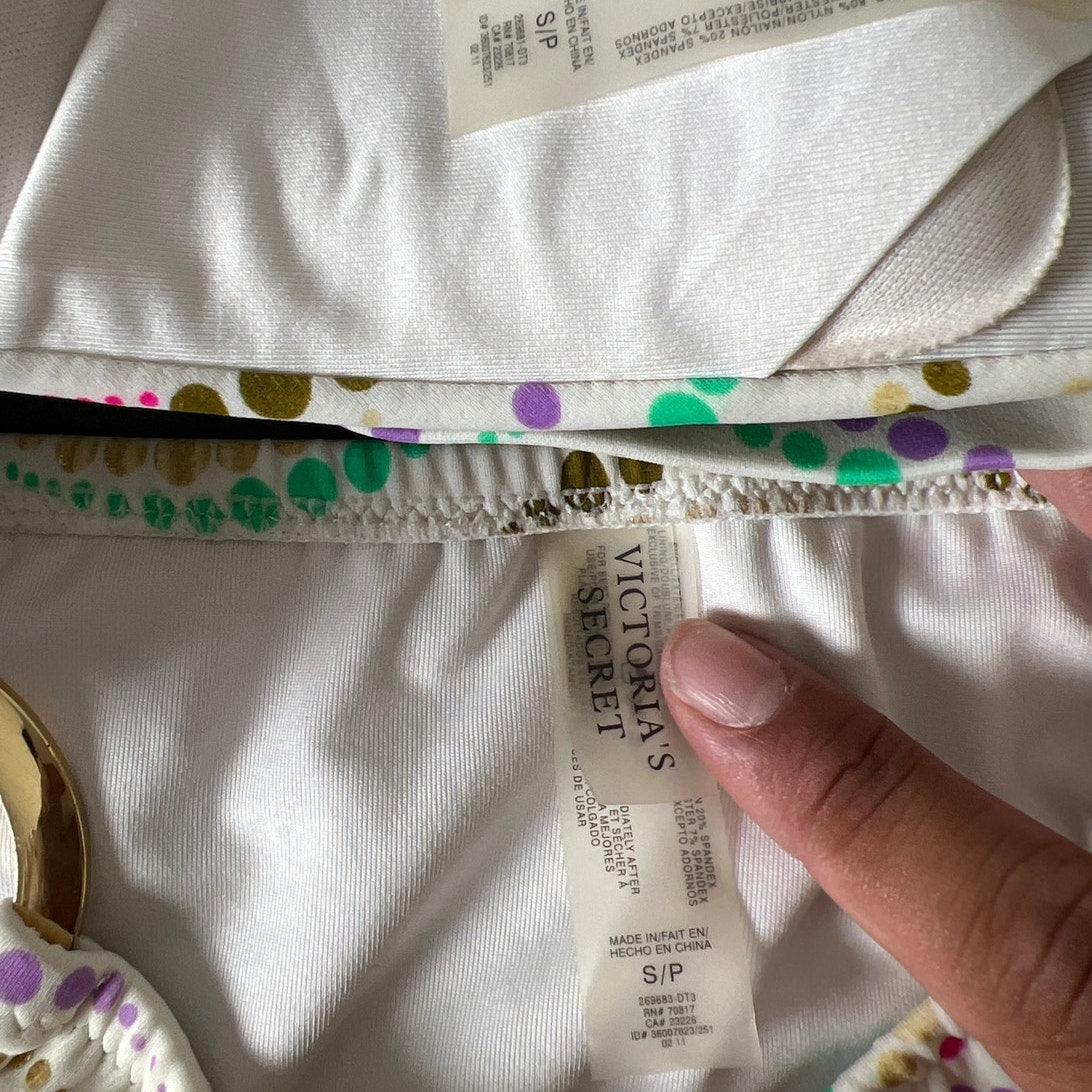 Victoria Secret Swimwear Two Piece Polka Dot Size Small