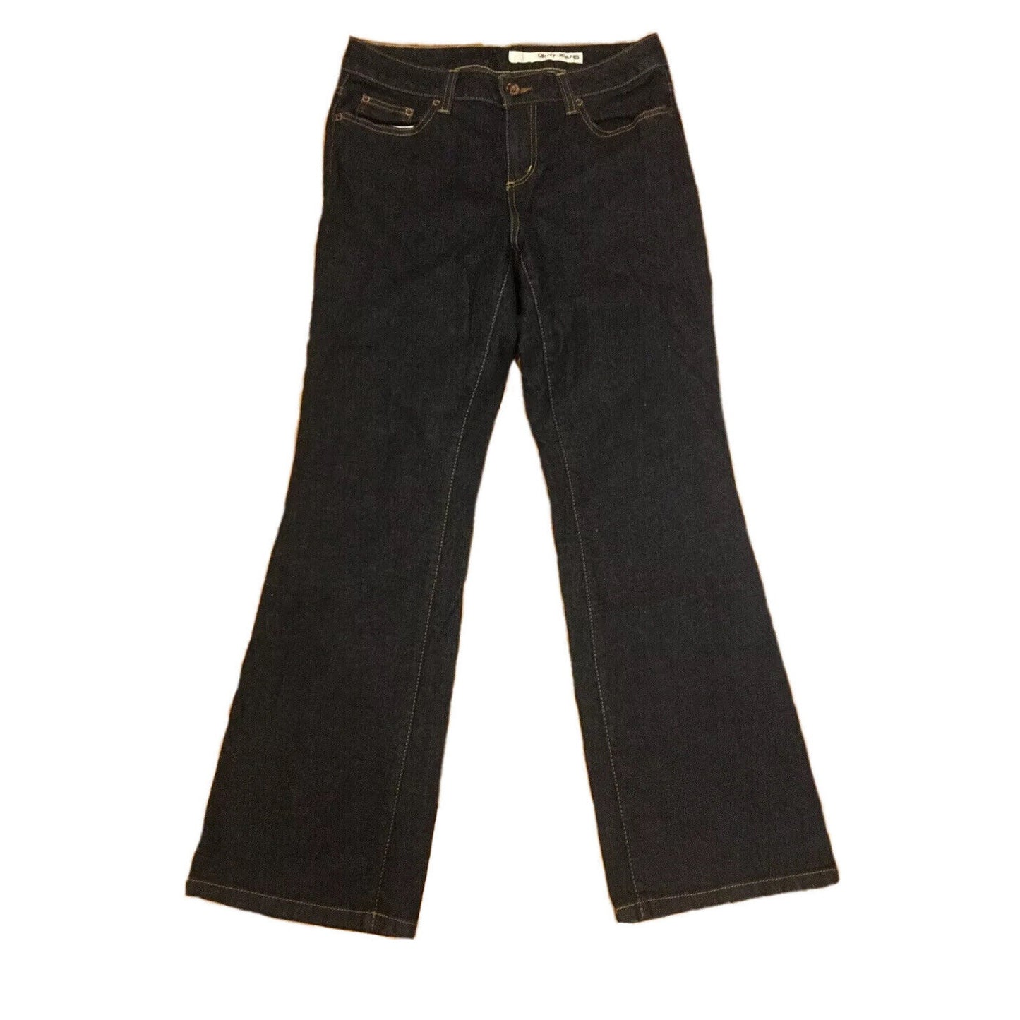 DKNY Jeans Soho New Wide Leg Denim 10S Dark Blue Women's Stretch - NWOT