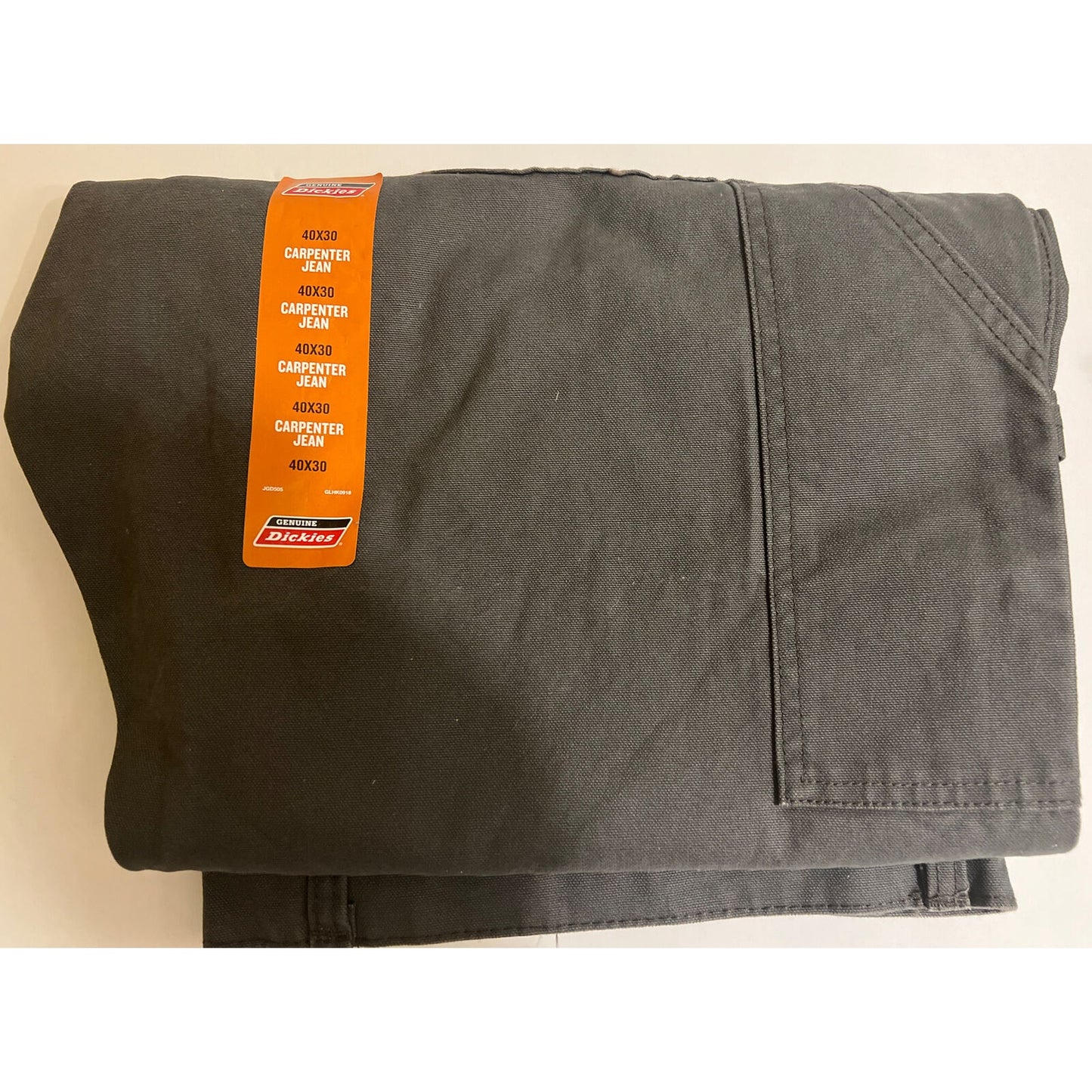 NWT Dickies Gray Carpenter Jeans Relaxed Fit Waist 40 Inseam 30