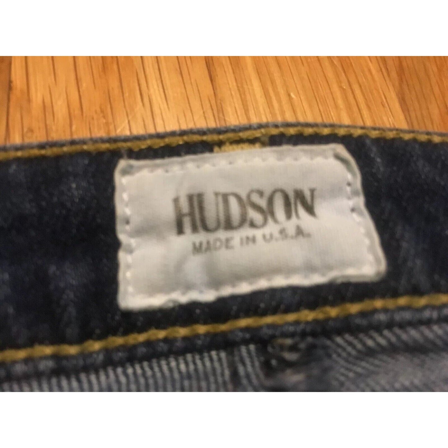 Hudson Women’s Blue Cut Jeans Size 27 Inseam 25” Made in USA Cut-off - EUC