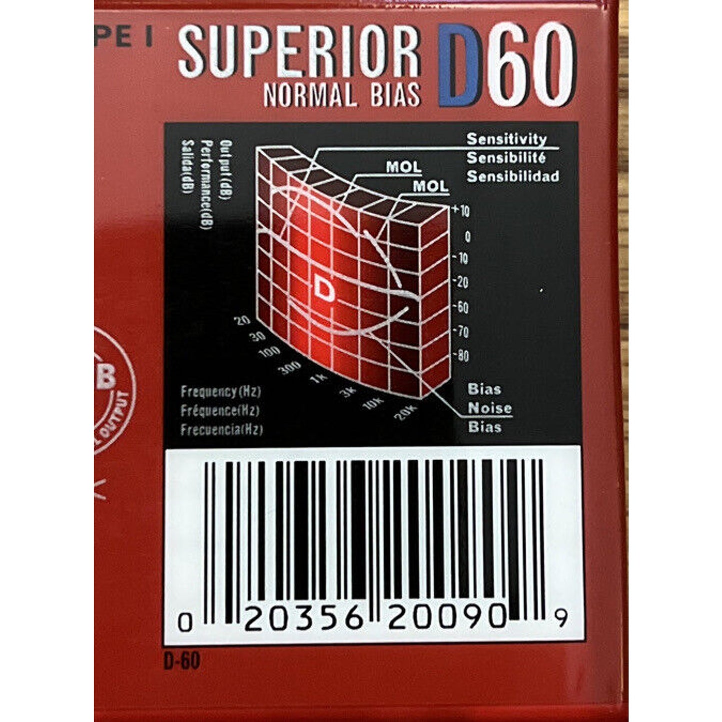 TDK D60 High Output Superior Normal Bias Blank Audio Cassette Tapes Qty 7