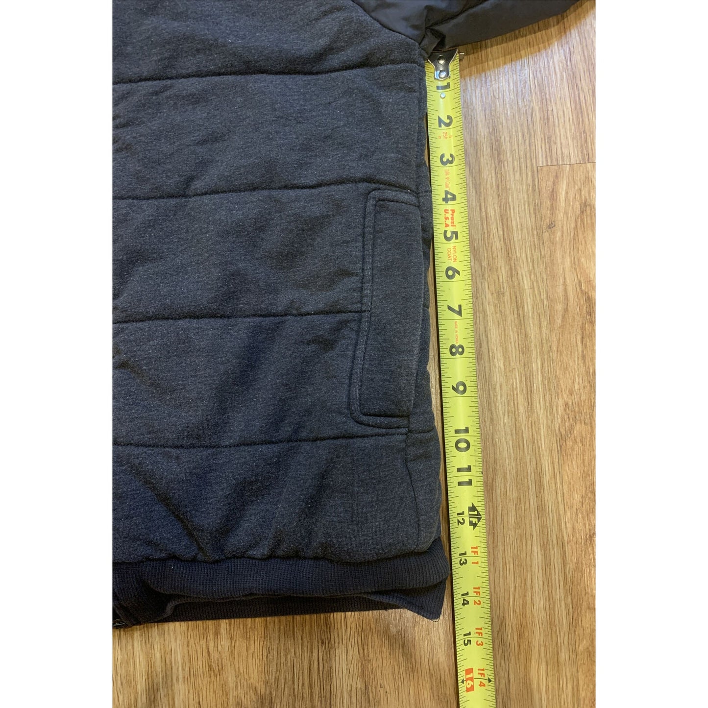 Ivivva Reversible Hooded Winter Jacket Blue Purple Pattern Size 14