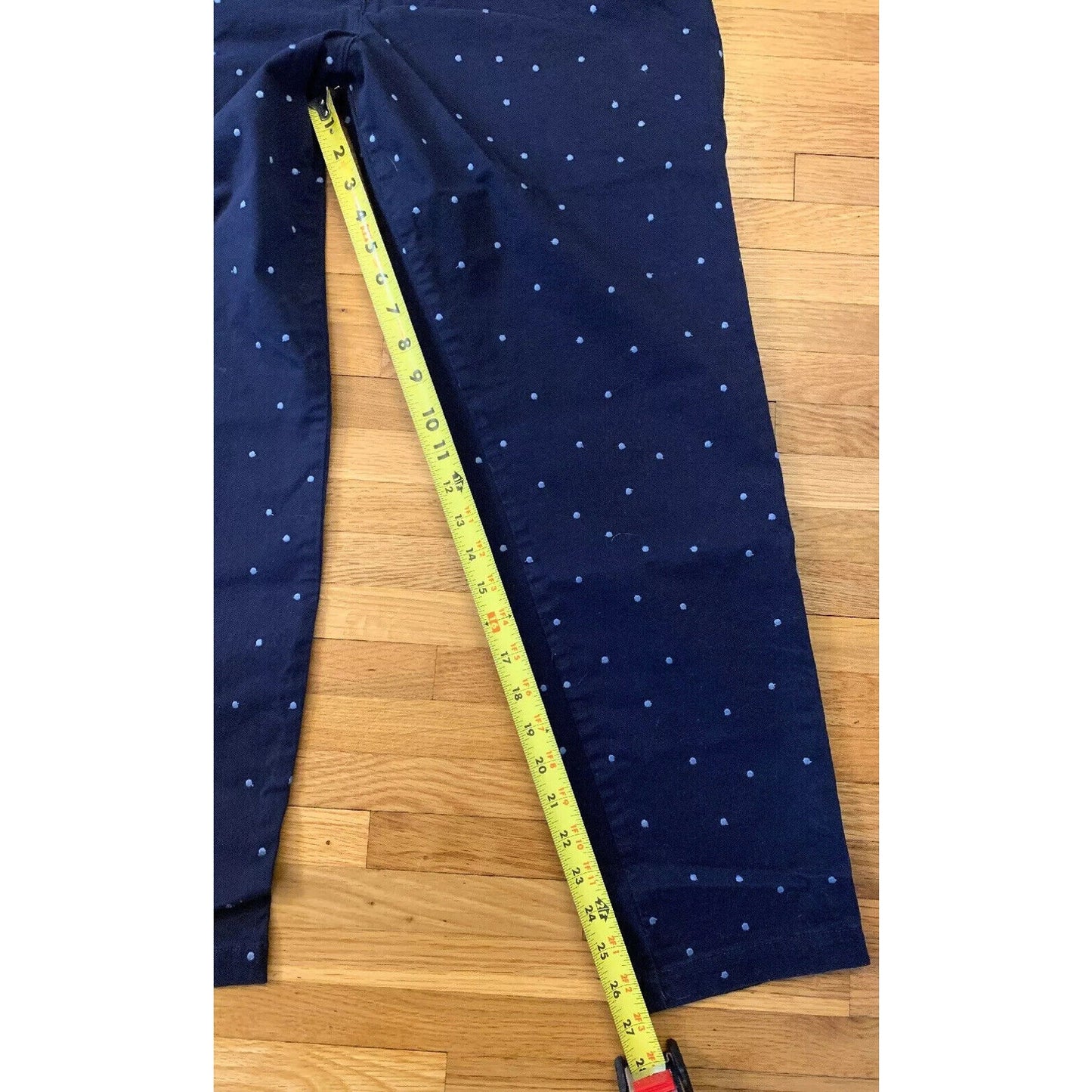 Boden Women's Navy Blue Polka Dot Career Pants Size US 10P