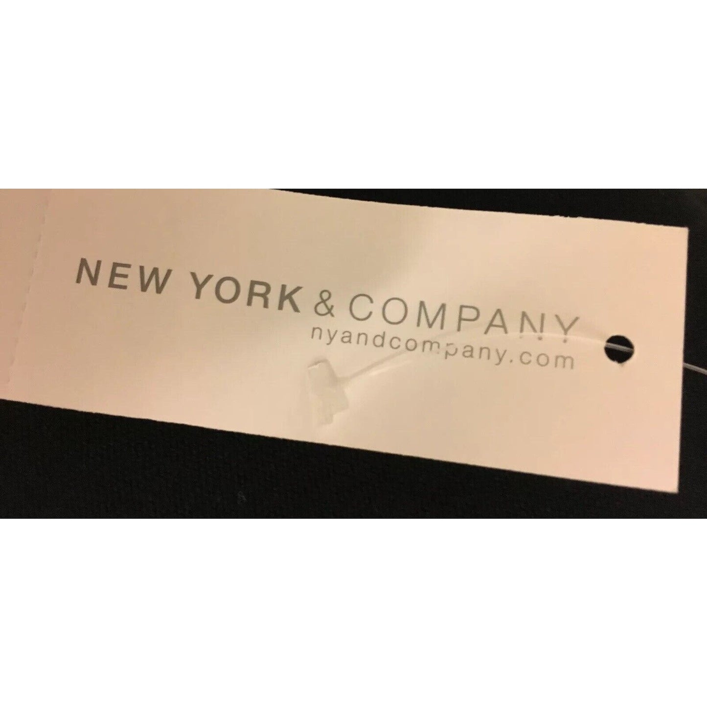 New York & Company Women's size M black rayon knit long sleeve shirt NWT $49.95