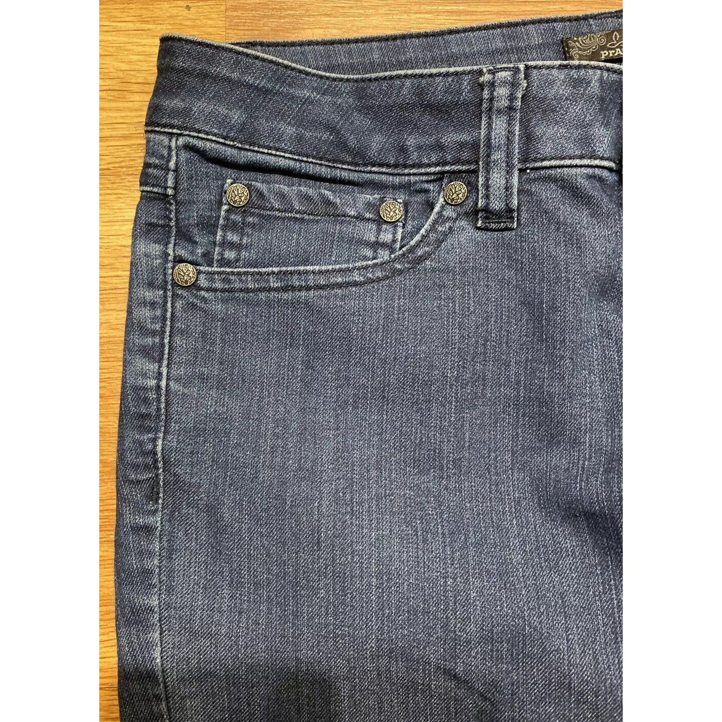 PrAna Women's Slim Skinny Jeans Medium Wash Size 2 / 26 Organic Cotton