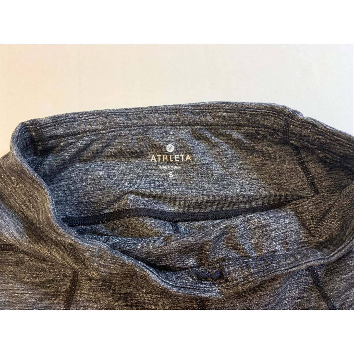 Athleta Gray Black Leggings Athletic size Small S - EUC