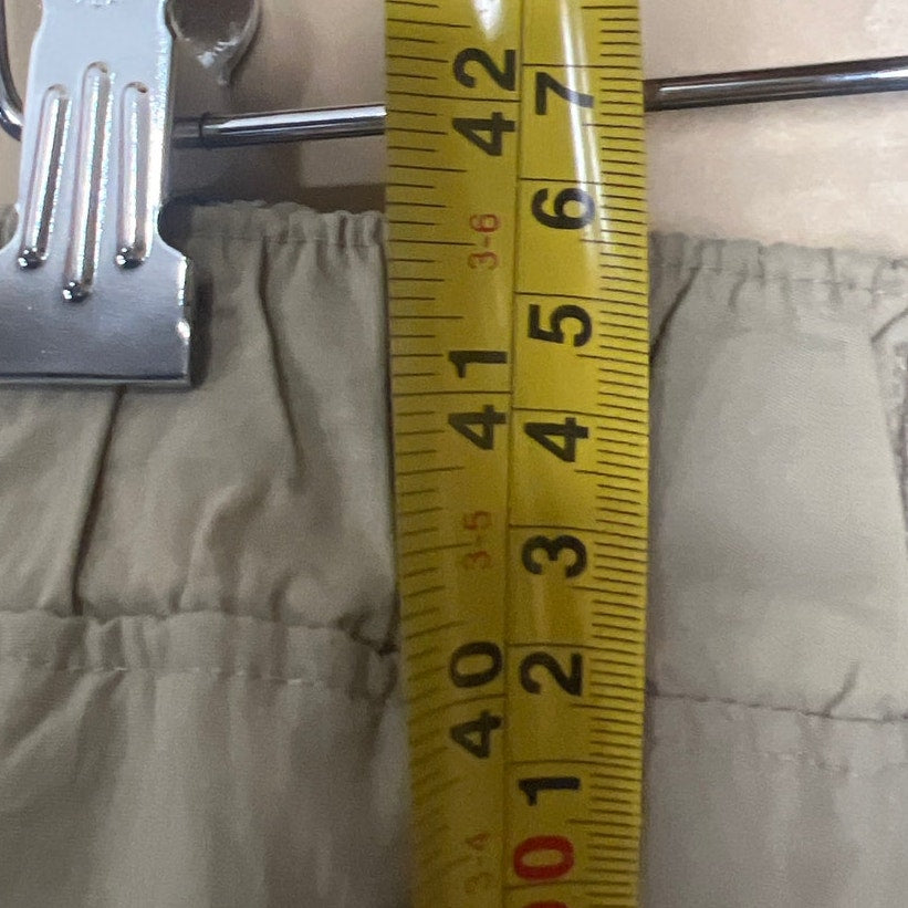 REI Size Large Hiking Tan Breathable Men's Convertible Belted Cargo Pants