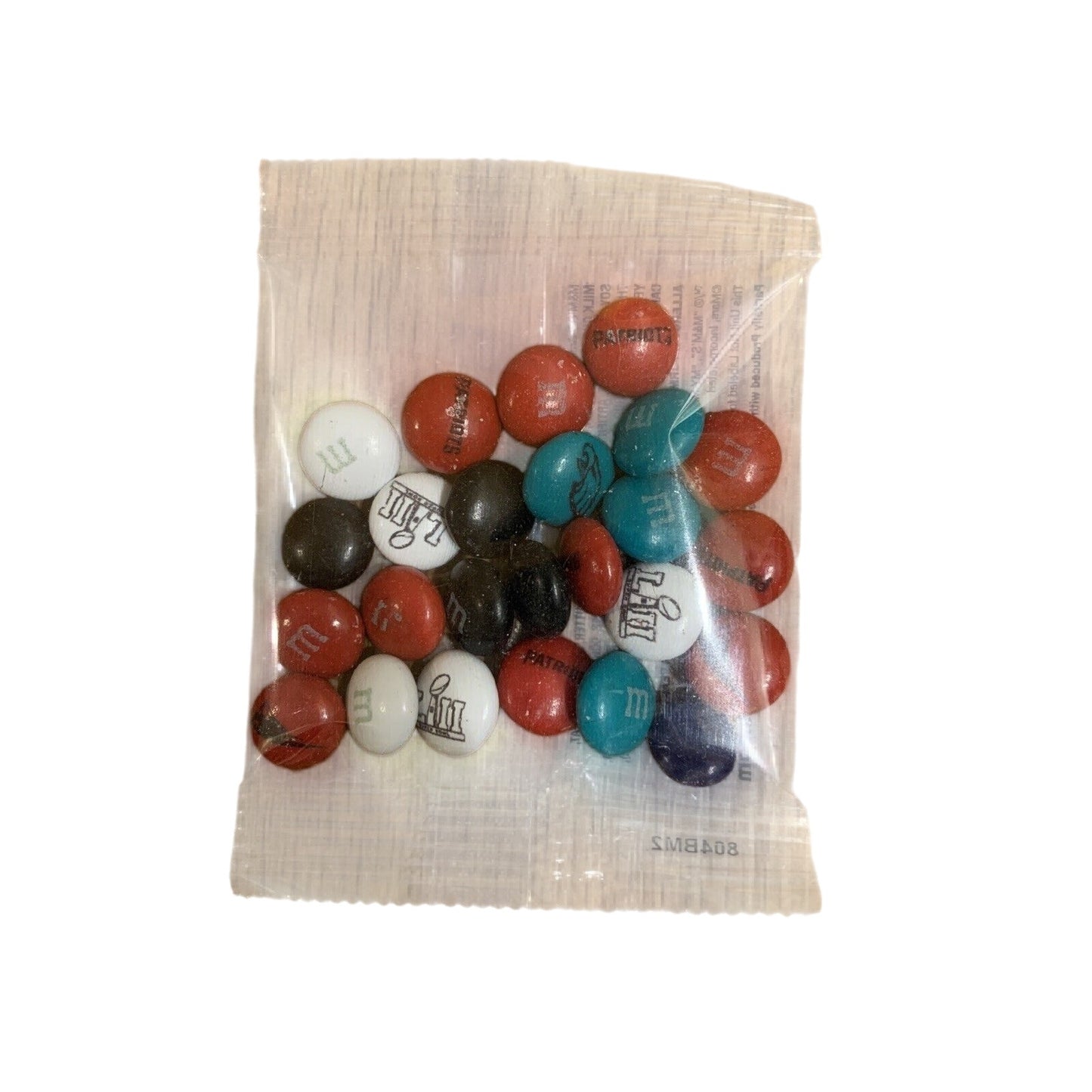 M&M Eagles vs Patriots Super Bowl LII 52 Box Candy Set