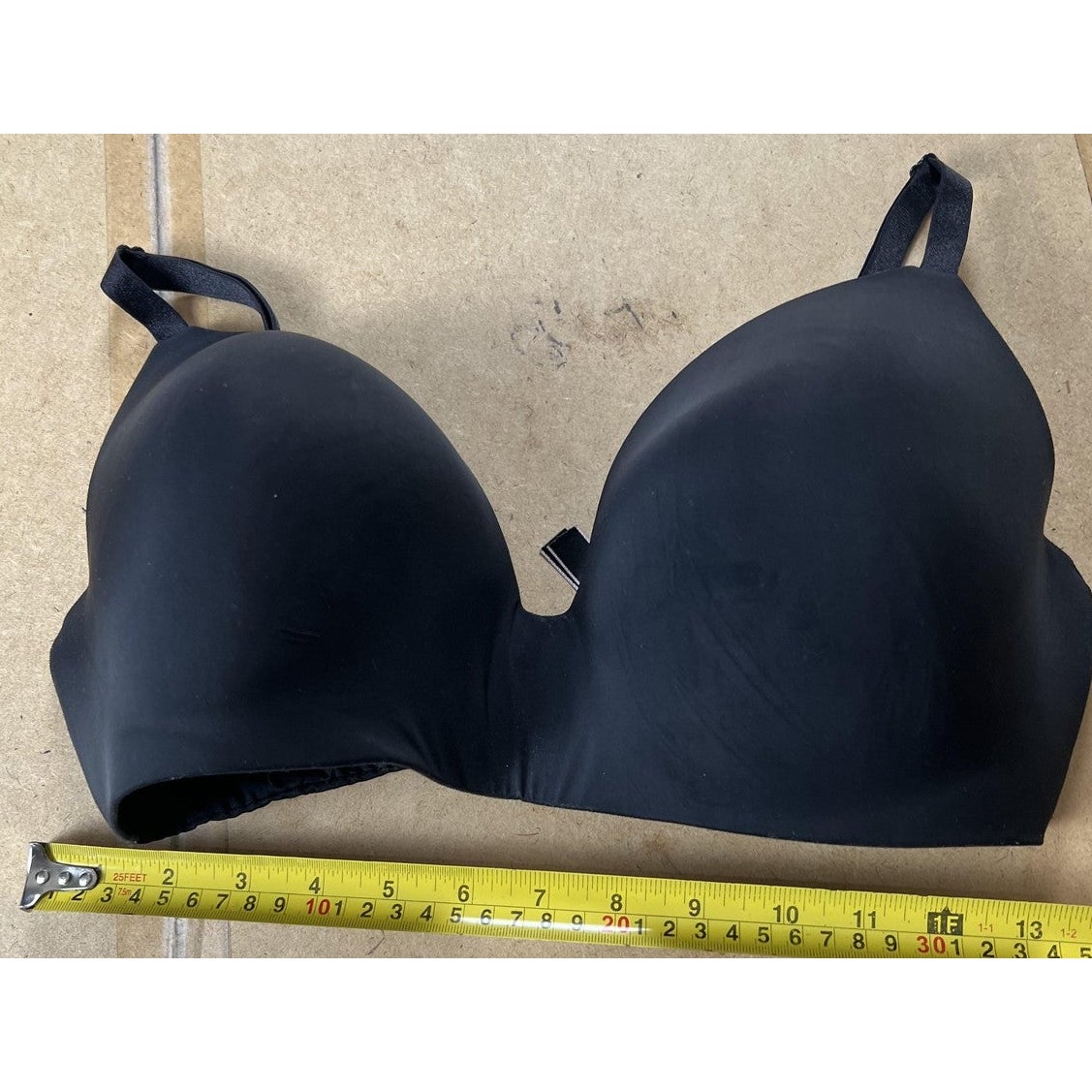 Victoria's Secret Bra Womens 36DD Black T-Shirt Padded Molded Underwired