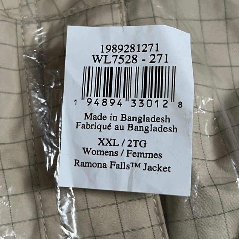 Columbia Plaid Ramona Falls Jacket NWT SEALED Size XXL