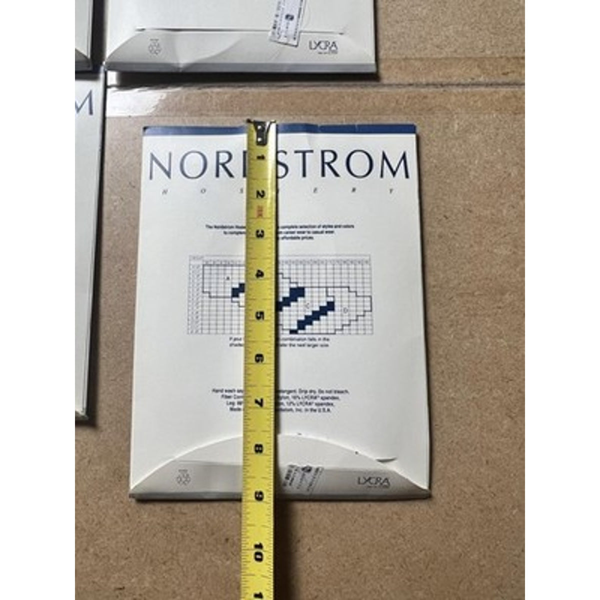 Nordstrom Pantyhose Womens B Multicolor Control Top Sheer Lycra Nylon 4 Pack