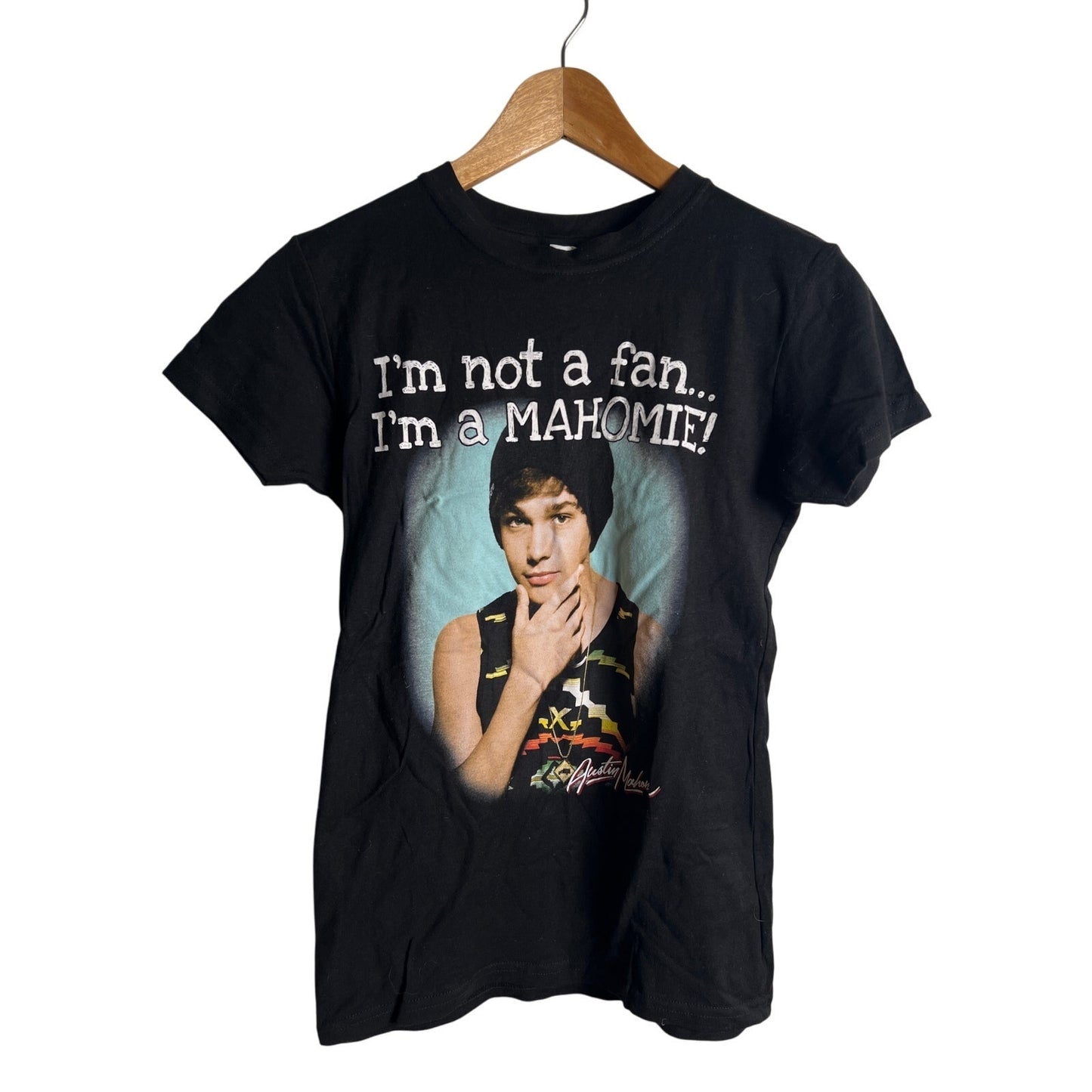 Austin Mahone I Am Not A Fan, Im A Mahomie T-Shirt Size S