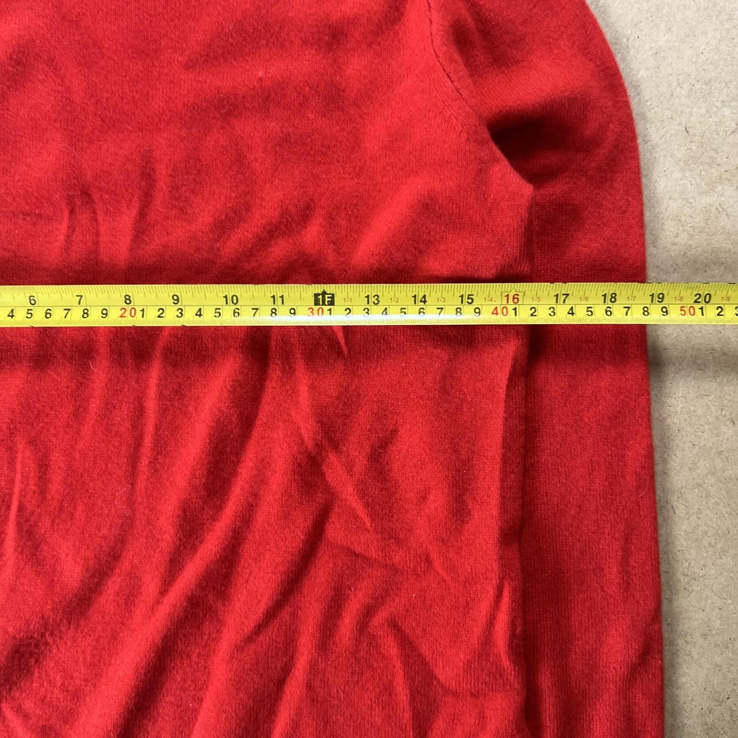 J.CREW Sweater Womens S Red Pullover Crew Neck Cashmere Raglan Lightweight