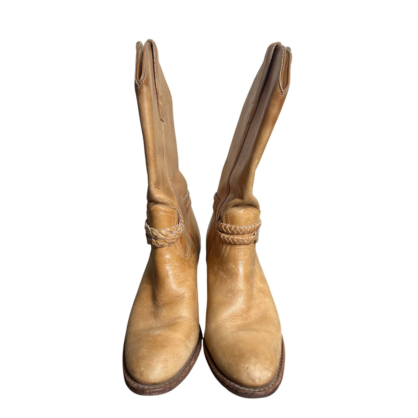 Town & Country 7.5 Beige Women Boots Made In Brazil