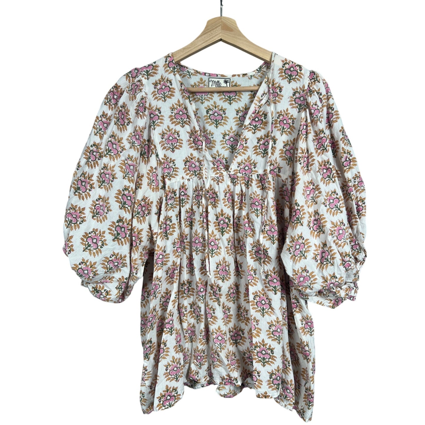 Mille Resort & Travel Women's Floral Top Dress Size Large