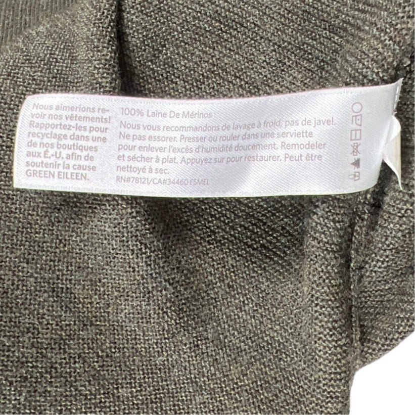 Eileen Fisher Gray Women's Size XS Long Sleeve Top