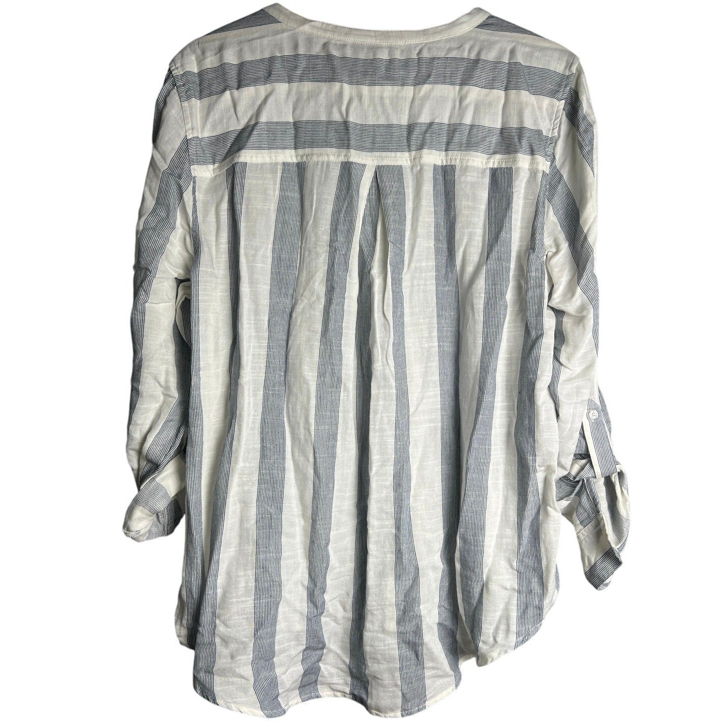 Lucky Brand NWT Size XL Striped Button Up Shirt