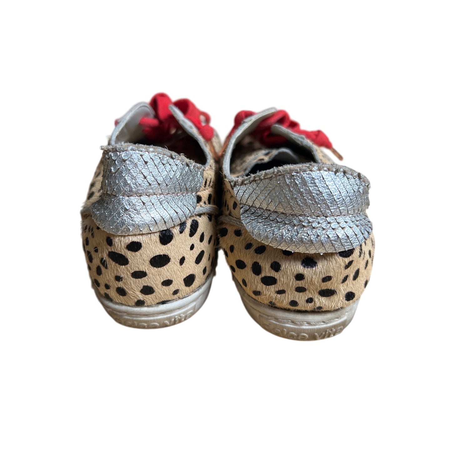 Women’s Dolce Vita Leopard Calf Hair Sneakers Women Size 10