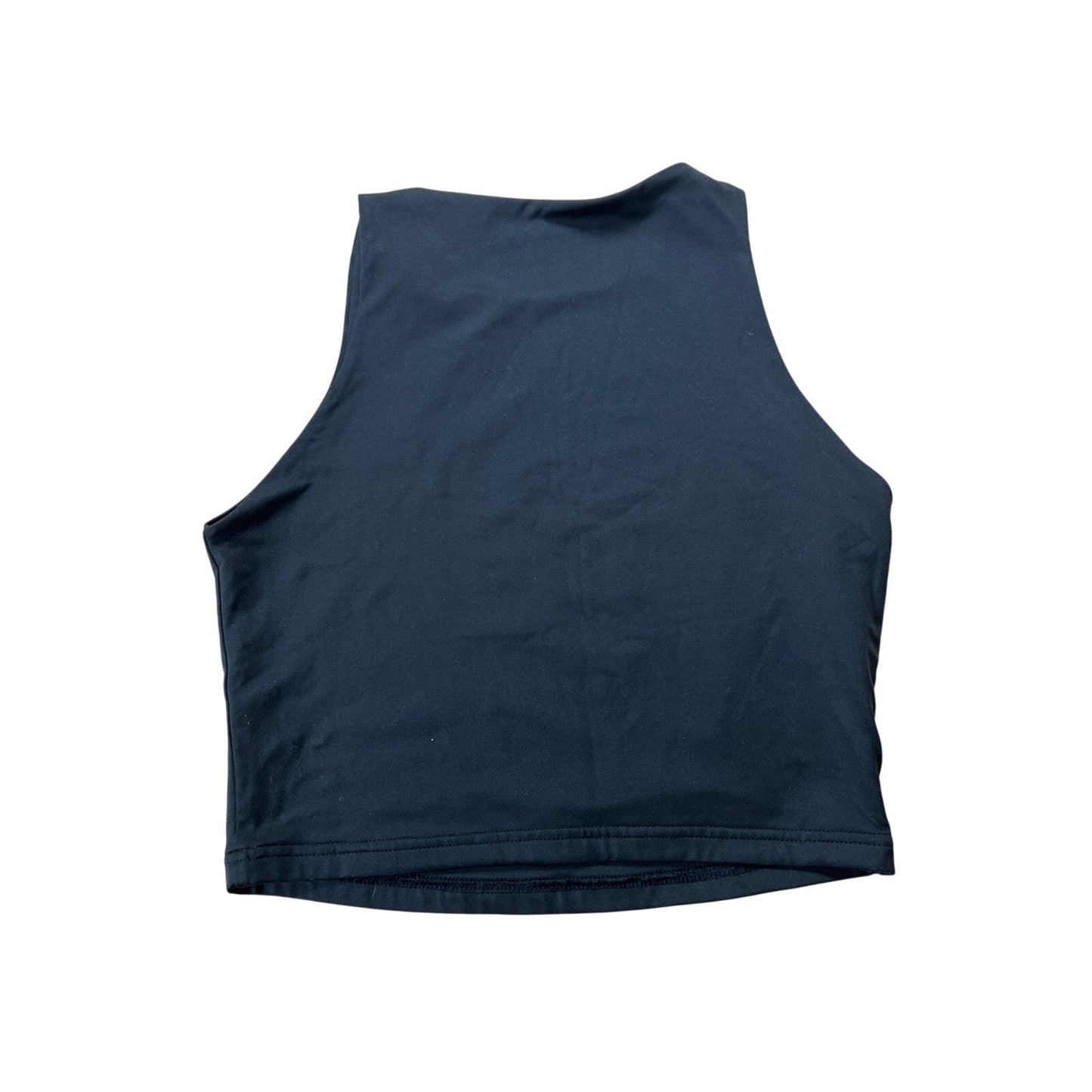 REORIA for Women Black Halter Neck Sleeveless Ribbed Basic Tank Tops