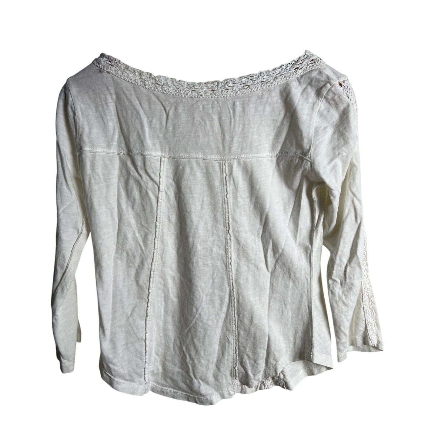 Free People 100% Cotton White Lace Women's Size XS