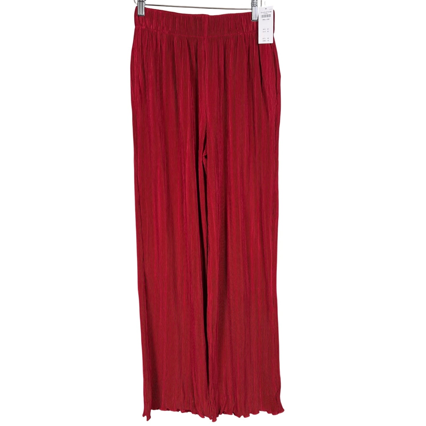 Abercrombie & Fitch Size Small Long NWT Pull On Textured Crinkle Flare Leg