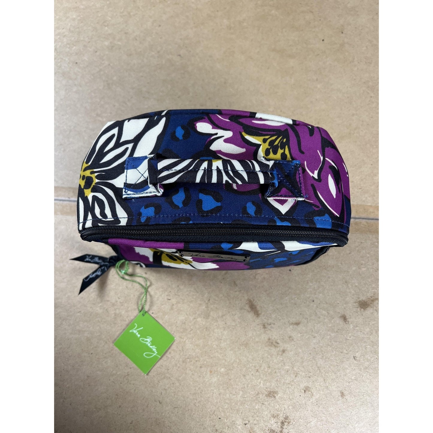 Vera Bradley Lighten Up Lunch Mate African Violet Small Purple Insulated Bag