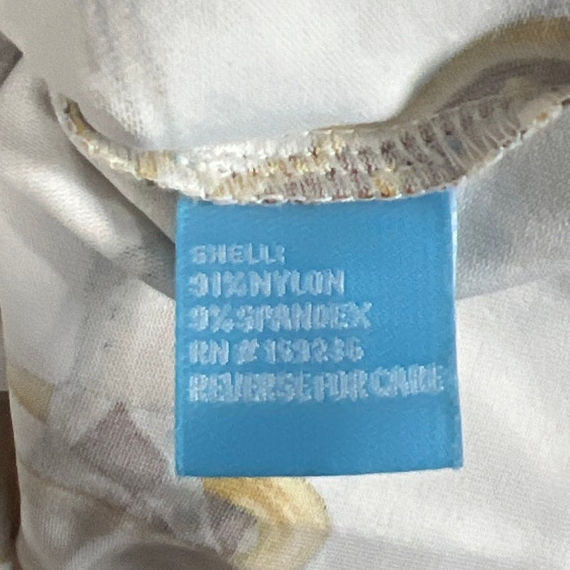 J. McLaughlin Signature Top Cream/Brown Westminster Women Size S