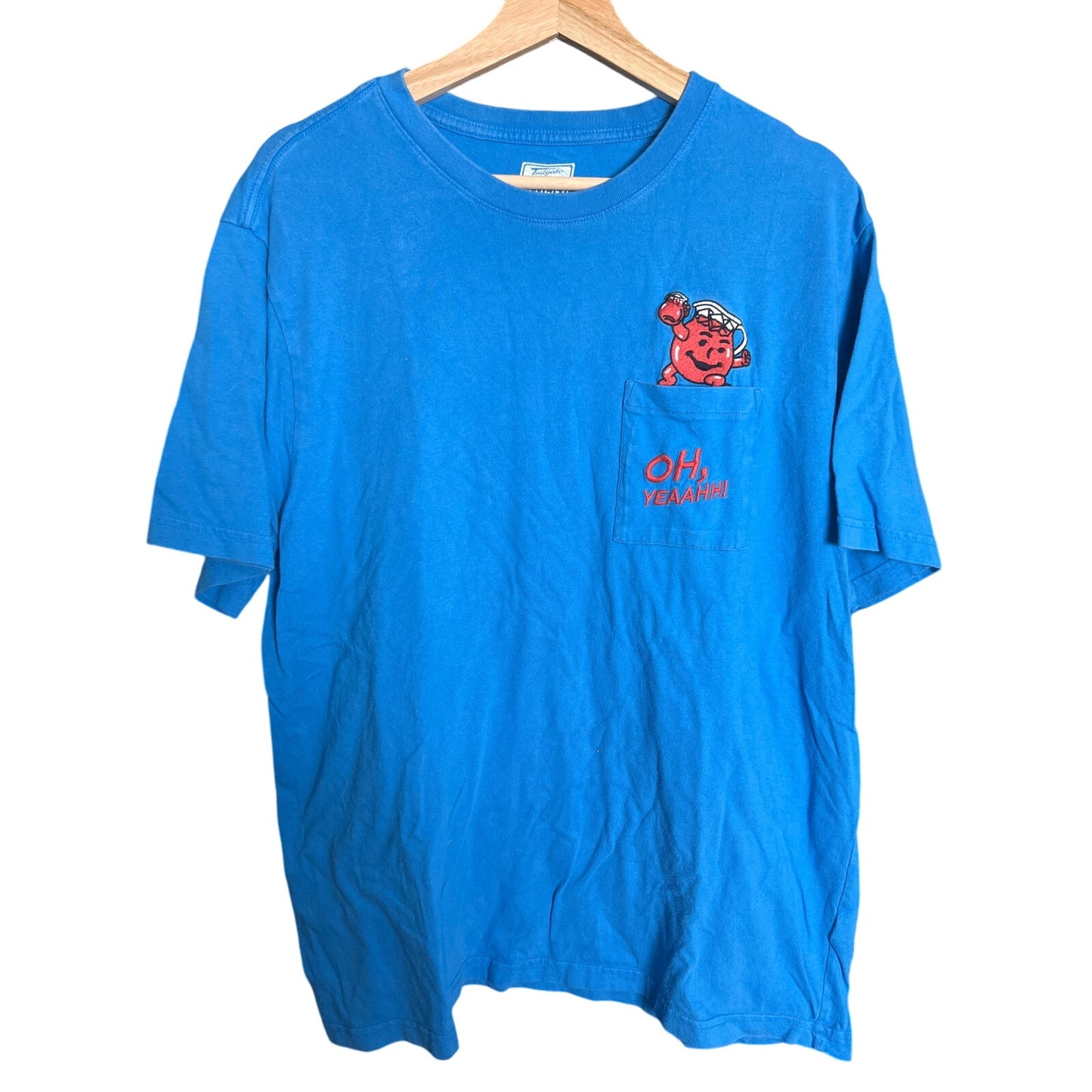 American Eagle Tailgate XL 2020 Oh, Yeah Kool-Aid Man Blue Shirts