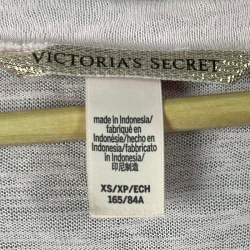 Victoria Secret Size XS Women’s Top Long Sleeve Love Spellout Pink