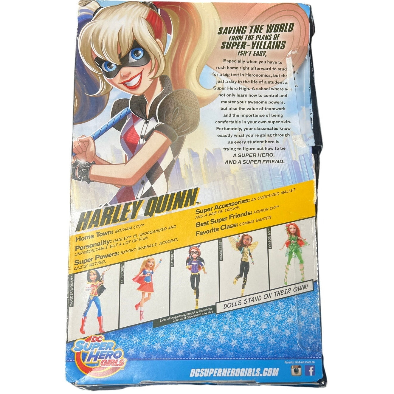 DC Super Hero Girls Harley Quinn 12 inch Action Doll