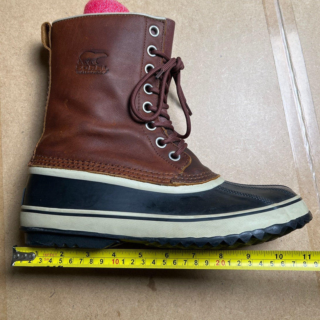 Sorel Women’s Waterproof Leather Rubber Boots Size 10