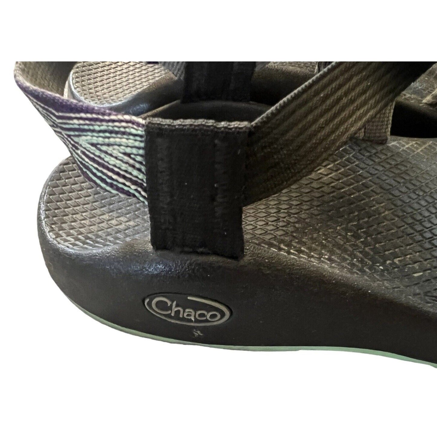 Chaco Women's Sandals Size 8 Green Purple Adjustable Strap