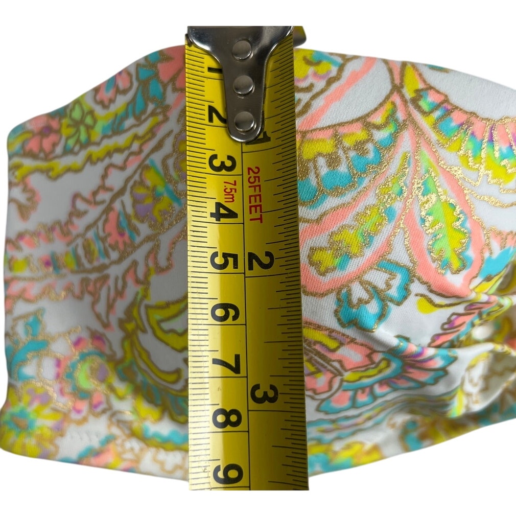 Victoria's Secret 34C Flirt Bandeau Bikini Top Strapless Yellow