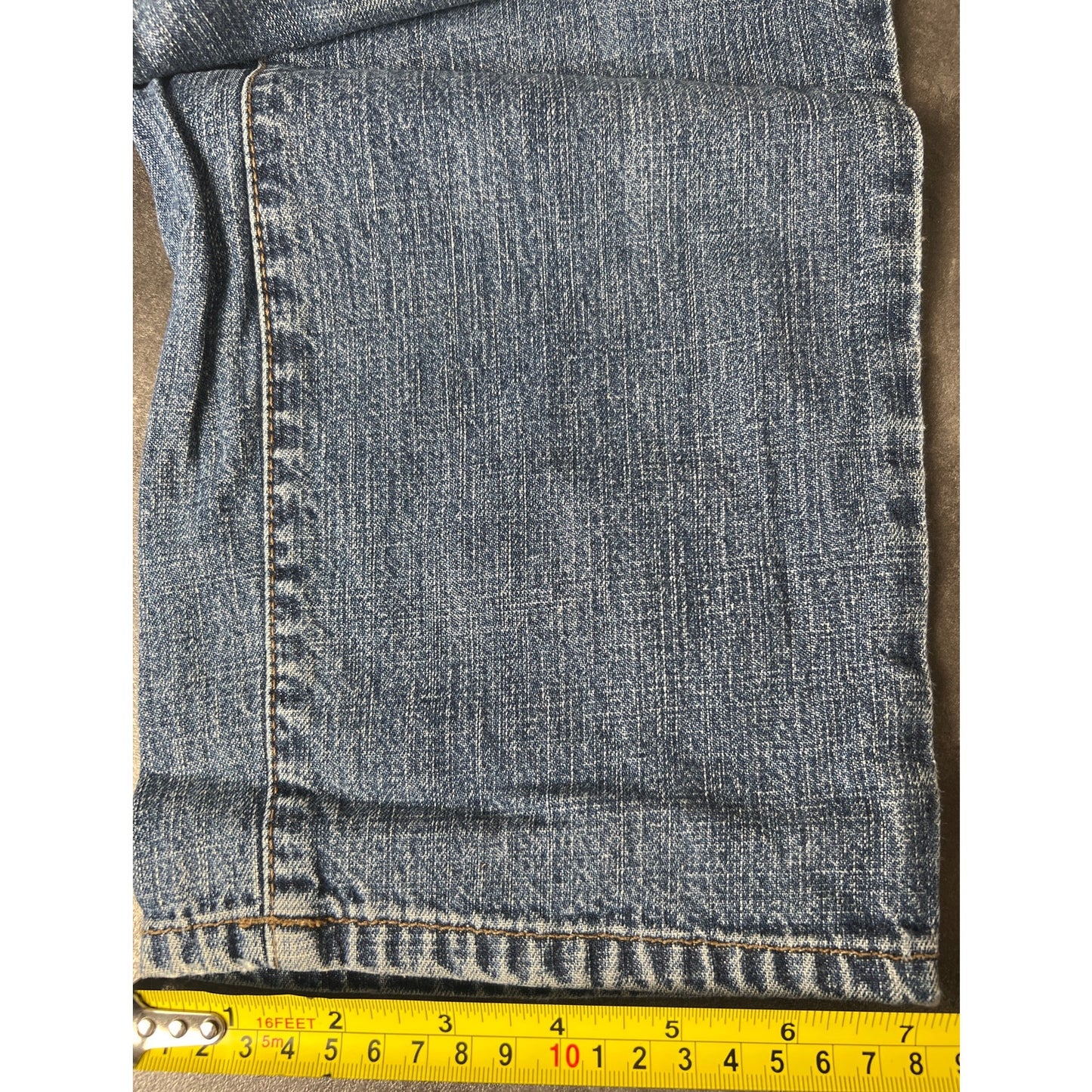 Calvin Klein Size 13 Faded Denim Women Jeans *Minor hole*