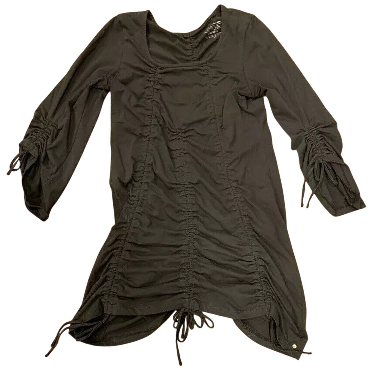 Neon Buddha Cotton Gray Dress Size XS