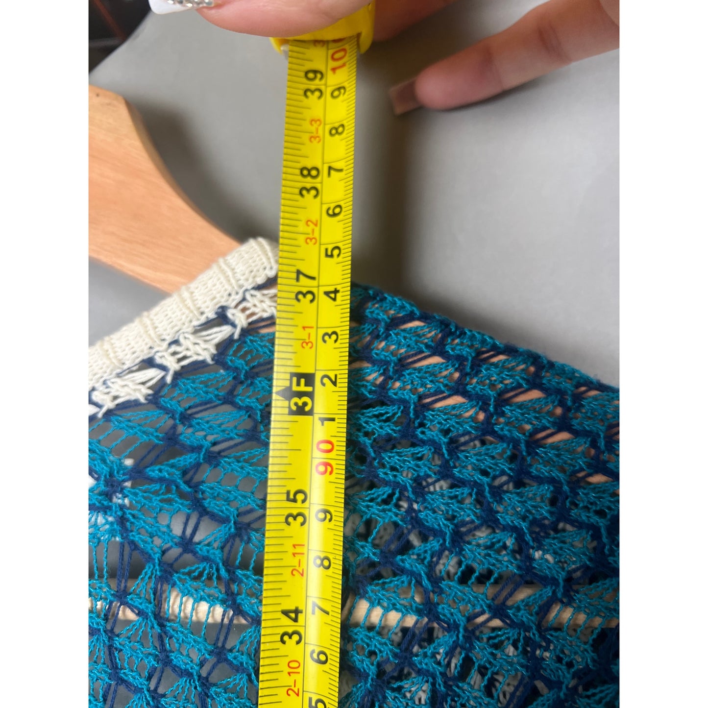 Sparrow Medium Duster Vest Multicolor Cardigan Woven Women’s