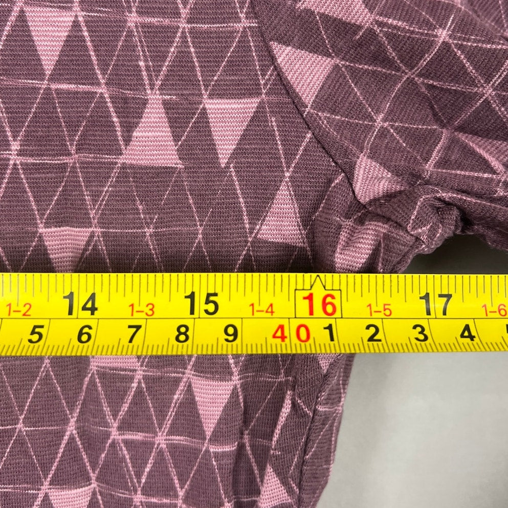 Toad & Co Cue Long Sleeve Dress Purple Print Women's Size M