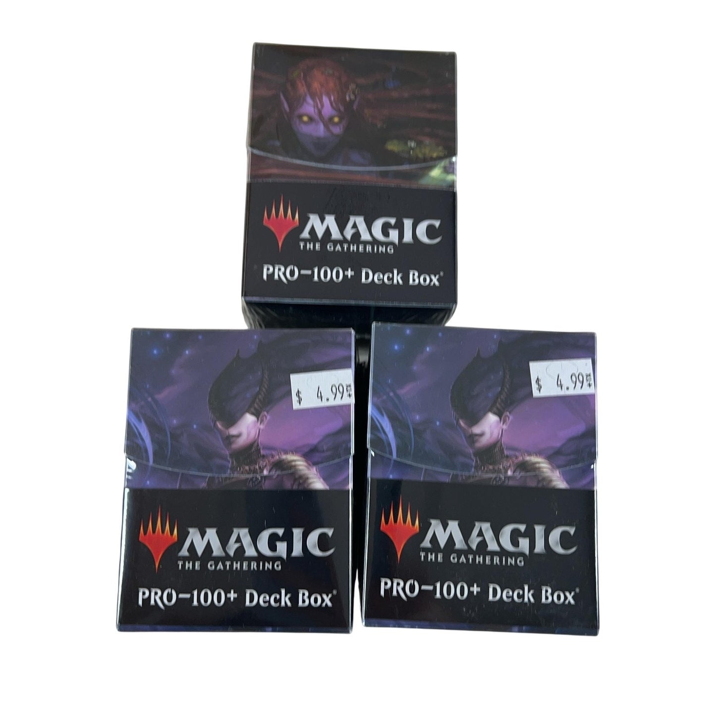 Ultra PRO Magic MTG PRO-100+ Deck Box 100+ Standard Multi-Color Lot Of 4