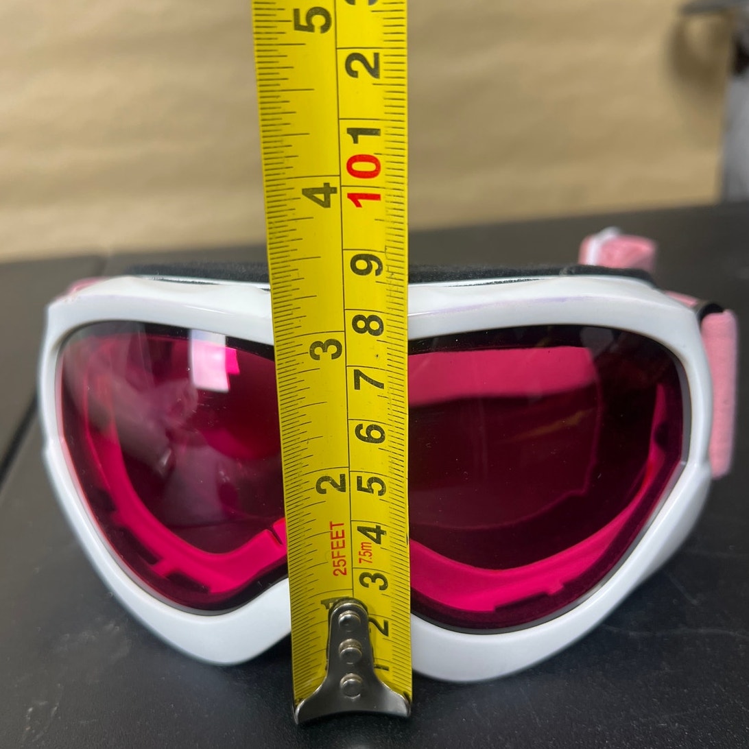 Outdoor Master Ski Goggles Pink Adjustable Strap OTG Anti Fog