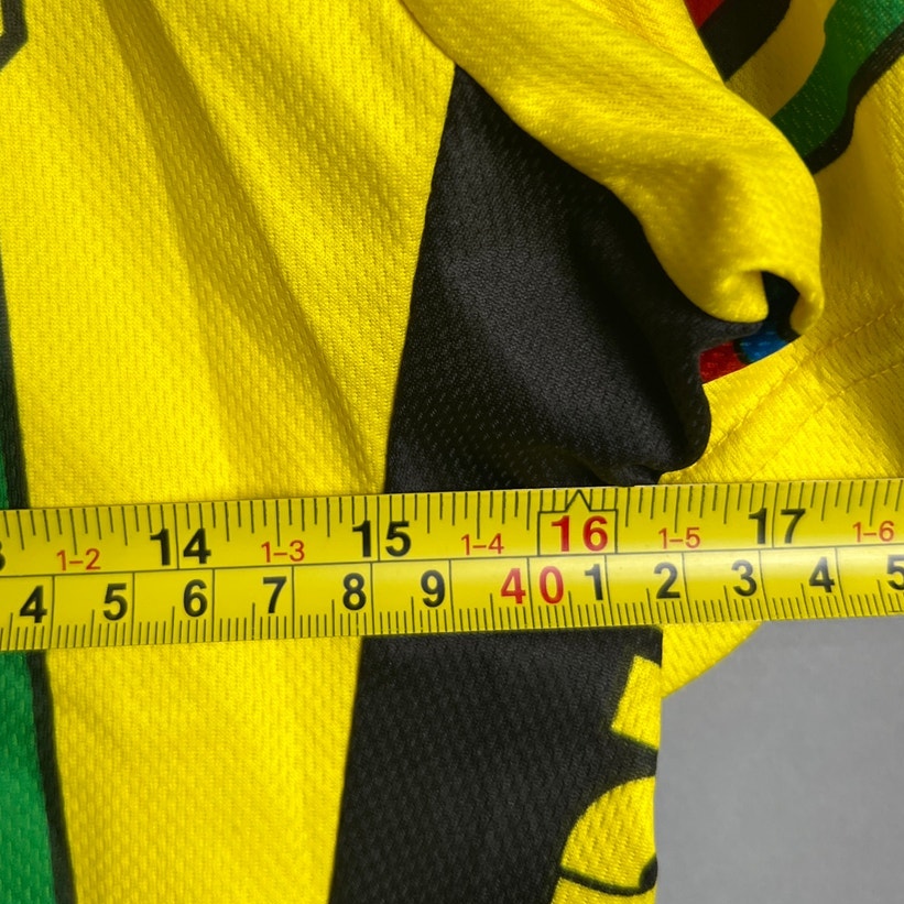 Primal Wear Size Medium Cycling Performance Yellow Men’s Workout T-shirt 100% Polyester