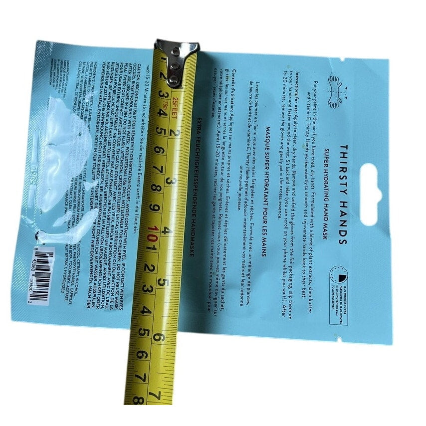 Nails Inc Aqua Teal Plastic Aluminium Hand Mask 18 ML Thirsty Hands Gloves