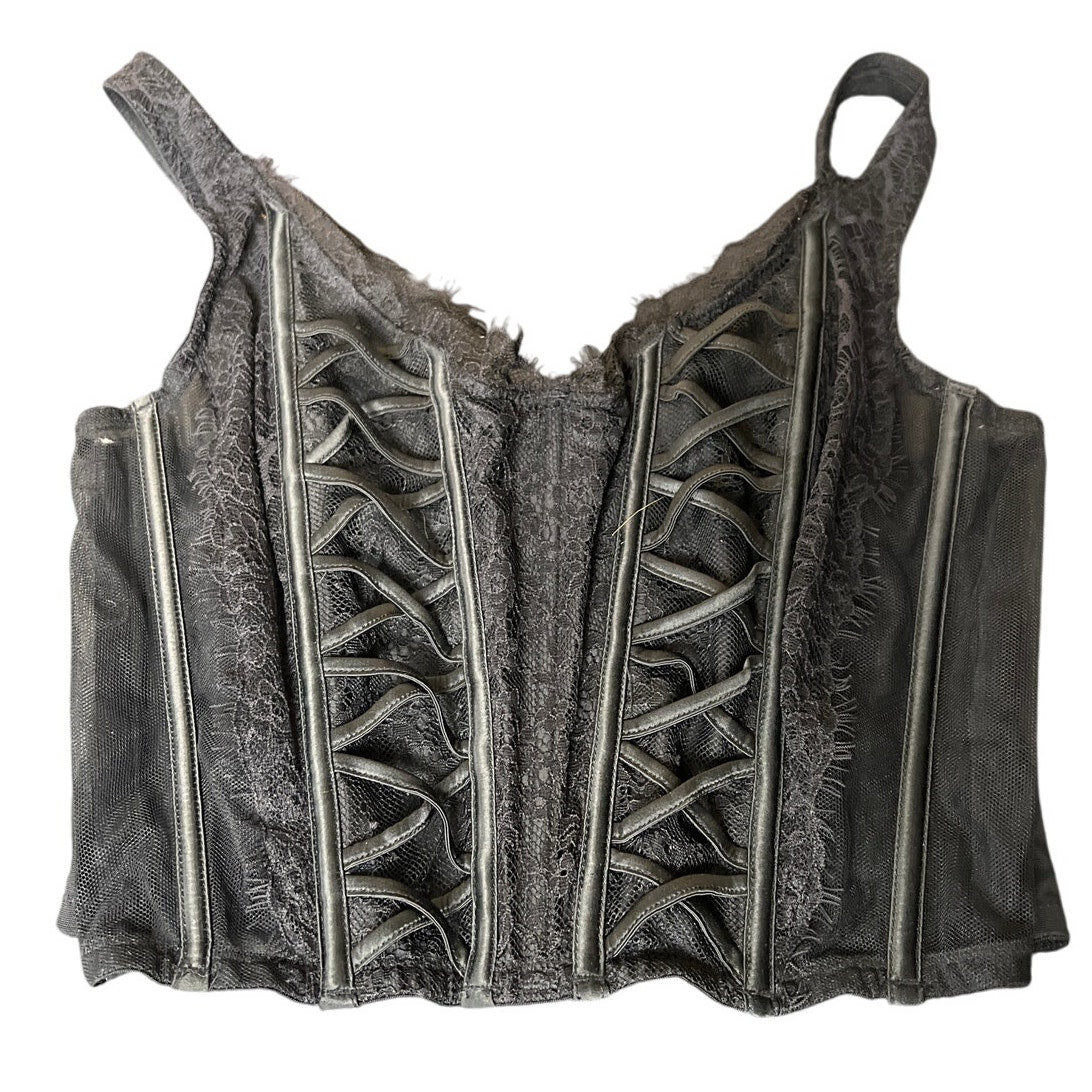 Victoria’s Secret Dream Angels Black & Lace Corset Top *Missing Size*